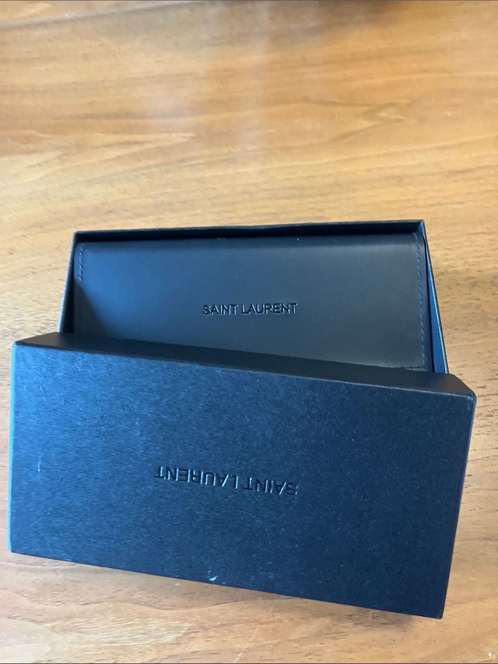 Saint Laurent Black Sunglasses with Gold YSL Logo - Picture 3 of 11